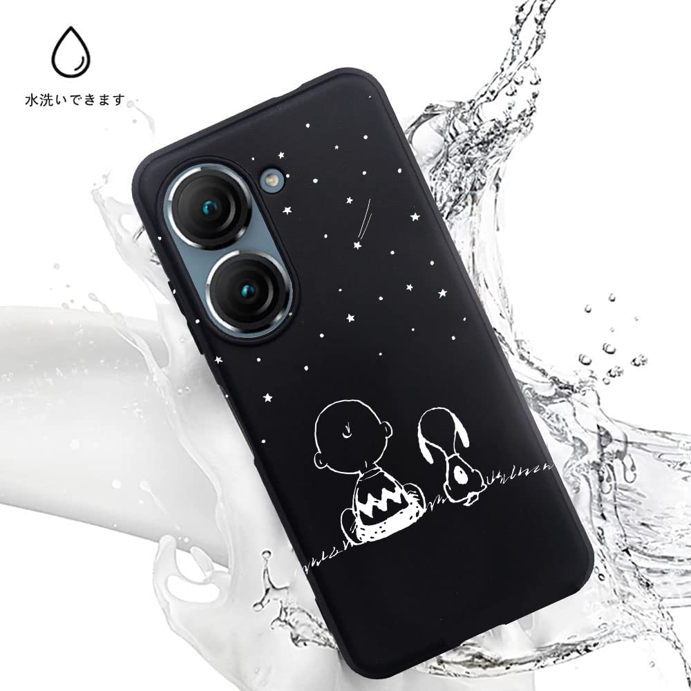 Amazon.co.jp: Asus Zenfone 9 専用ケース スヌーピー 耐衝撃 TPU
