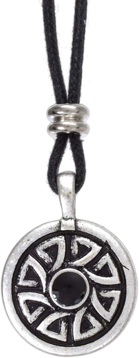 Cruz Accessories Celtic Symbol Pendant Necklace on Cord, Health, 24"