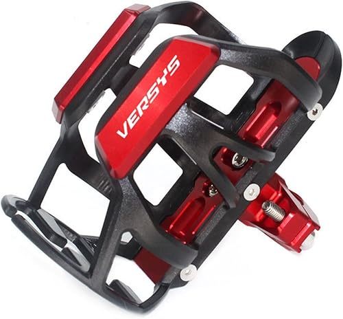 Bike Cup Holders for Kawasaki VERS-&amp;YS 300X Vers-ys 650 Vers-ys 1000 SXSE Motorcycle Accessories Beverage Water Bottle Drink Cup Holder (Color  Red)