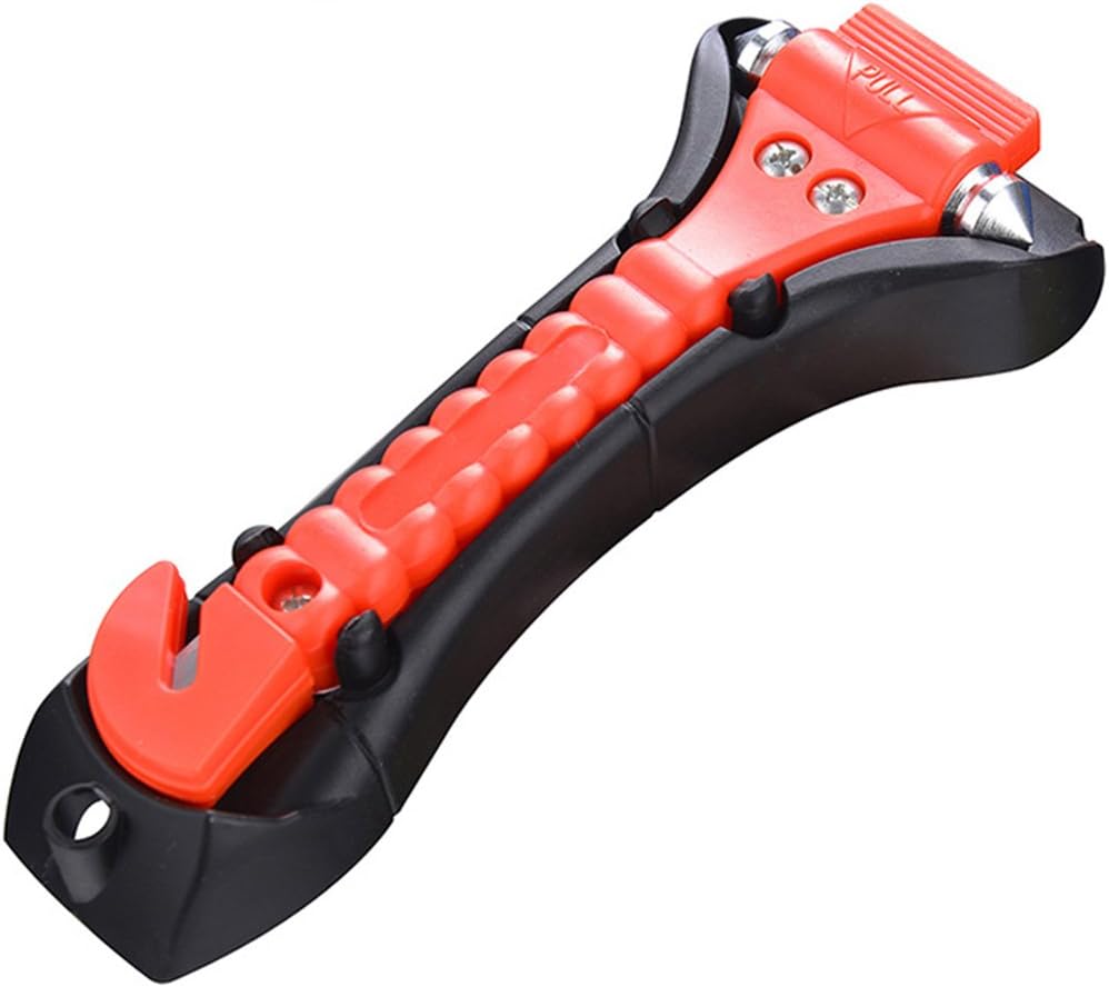 Amazon Bargain Shop 緊急脱出ハンマー 安全ハンマー 緊急ツール 自動車緊急脱出 Longtop 防災グッズ 避難対策 窓 ガラス割る シートベルトカッター レスキューハンマー 緊急ライフハンマー 車用家用 常備品 緊急対応用品 車 バイク