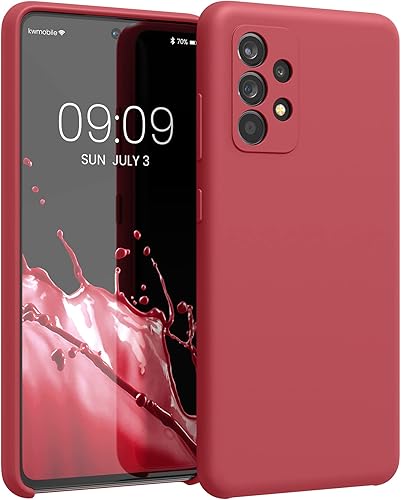 Miniatura 134 de kwmobile Funda Compatible con Samsung Galaxy A52 / A52 5G / A52s 5G - Cubierta de Teléfono de Silicona TPU con Acabado Suave - Macchiato