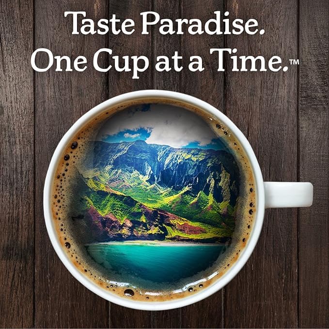 Miniatura 4 de Kauai Coffee Cápsulas de una sola porción, crema de plátano, café arábica del cultivador de café más grande de Hawái, compatible con cafeteras