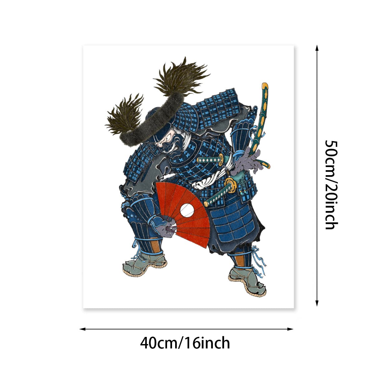 Amazon.co.jp: Hzong 数字油絵 戦国武将 佐竹義重 浮世絵 DIY絵