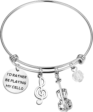 MAOFAED Cellist Bracelet - Cello Player Gift for Her