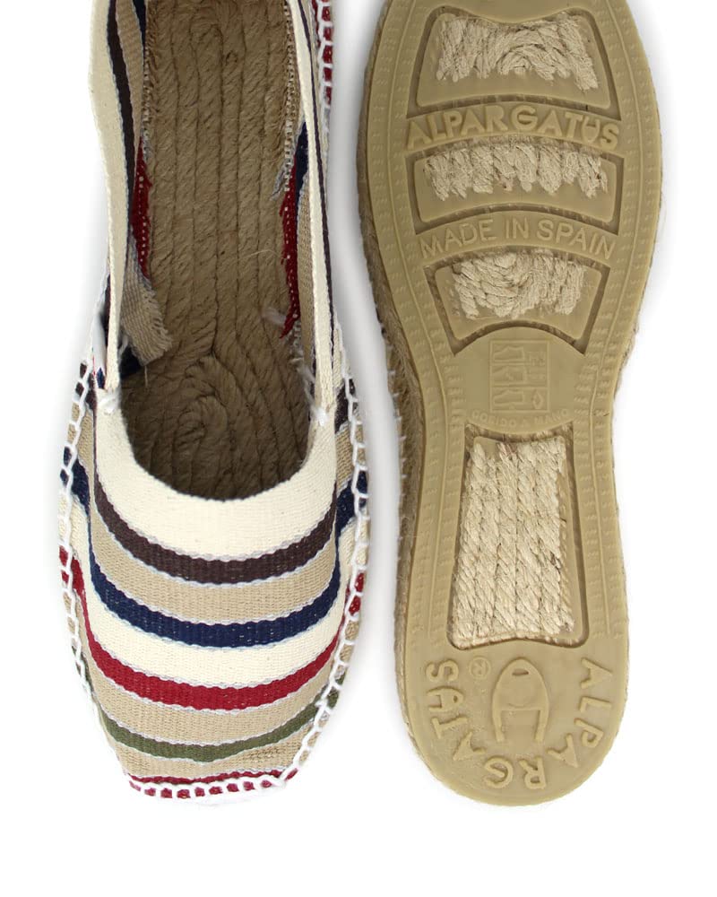 Orecchini classici a righe unisex a sei colori (fatti a mano in Spagna)