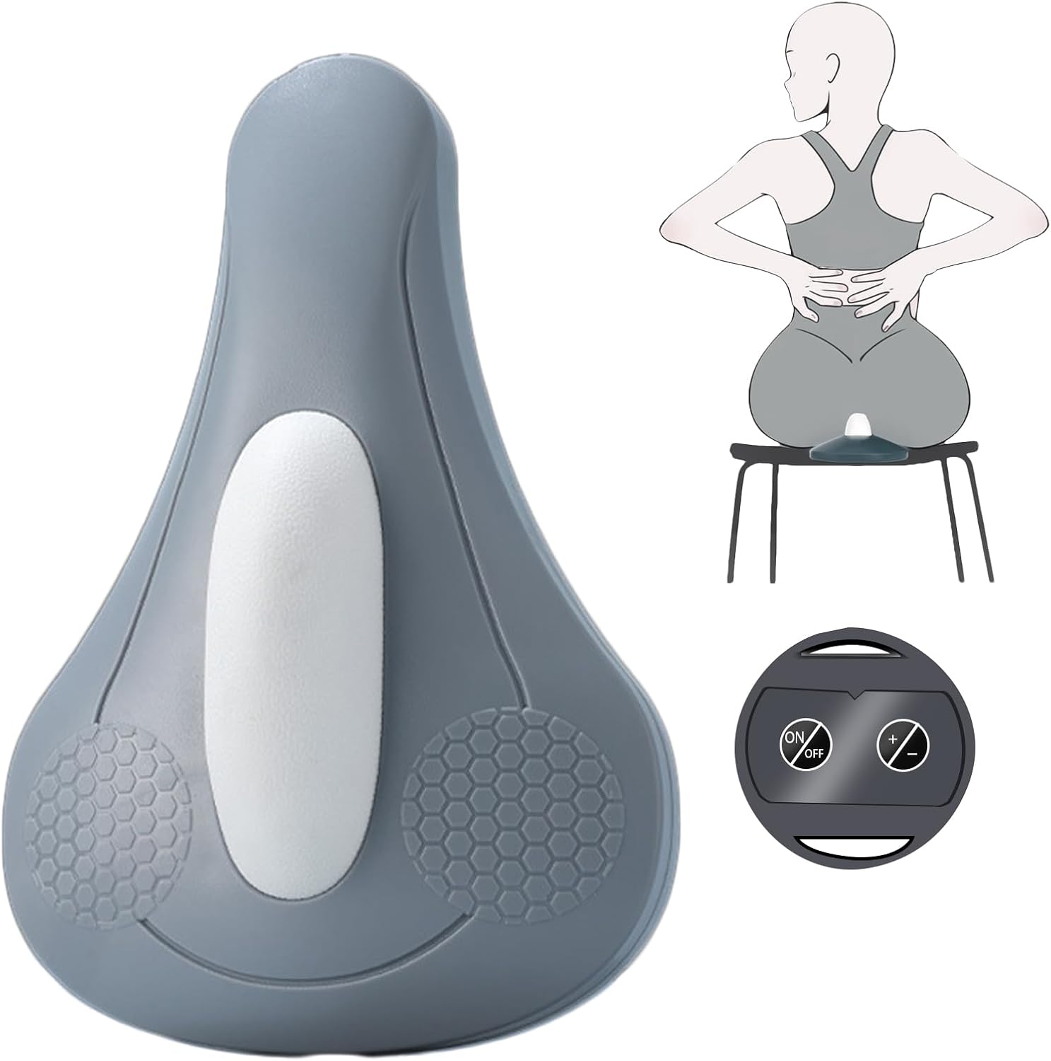 Pelvic Floor Exercise Devices for Women, Kegel Exercise Equipment with Remote Control, Pelvic Floor Muscle Trainer for Men