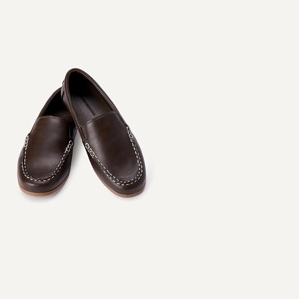 Amazon Essentials Mocassins à Enfiler à Bout Surpiqué Garçon - 2