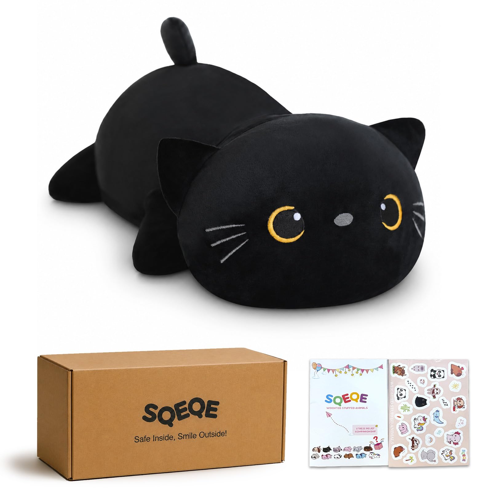 黒猫ぬいぐるみ お値下げしました Amazon.co.jp: SQEQE 加重黒猫ぬいぐるみ 加重黒猫ぬいぐるみ かわいい