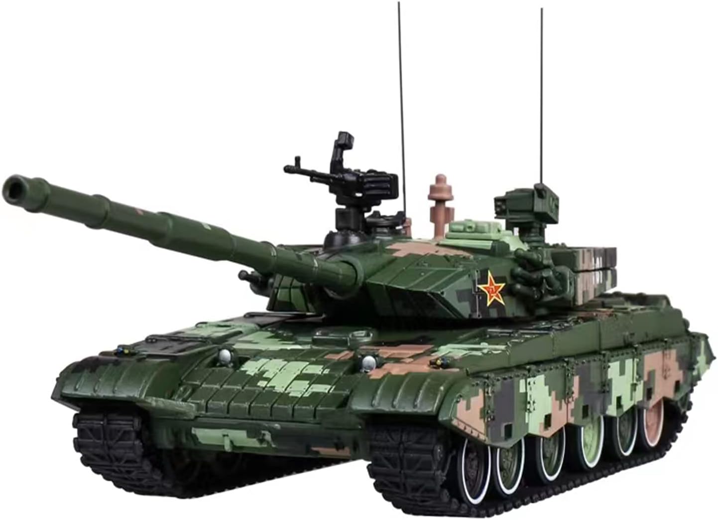 1:72 Alloy Tank Model China ZTZ 99A Improved Main Battle Tank Armored Vehicle Republic Iron Cavalry Collection Ornament