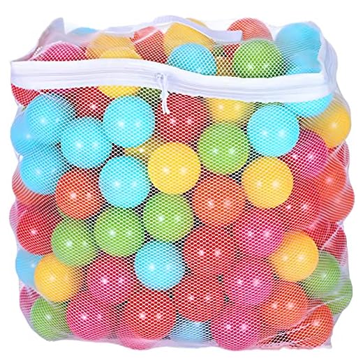 Gaweb One 100Pcs Bag Ball Pit, Round Reusable Crush Proof Bagged Plastic Ball Pits Refill Balls for Kids (1 Set, Multicolor)