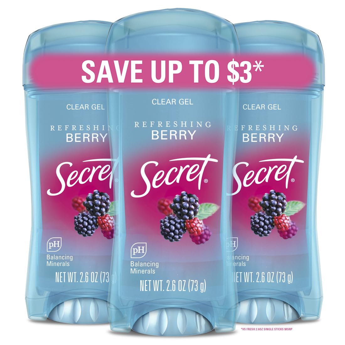 Secret Fresh Antiperspirant - 72hr Protection -29