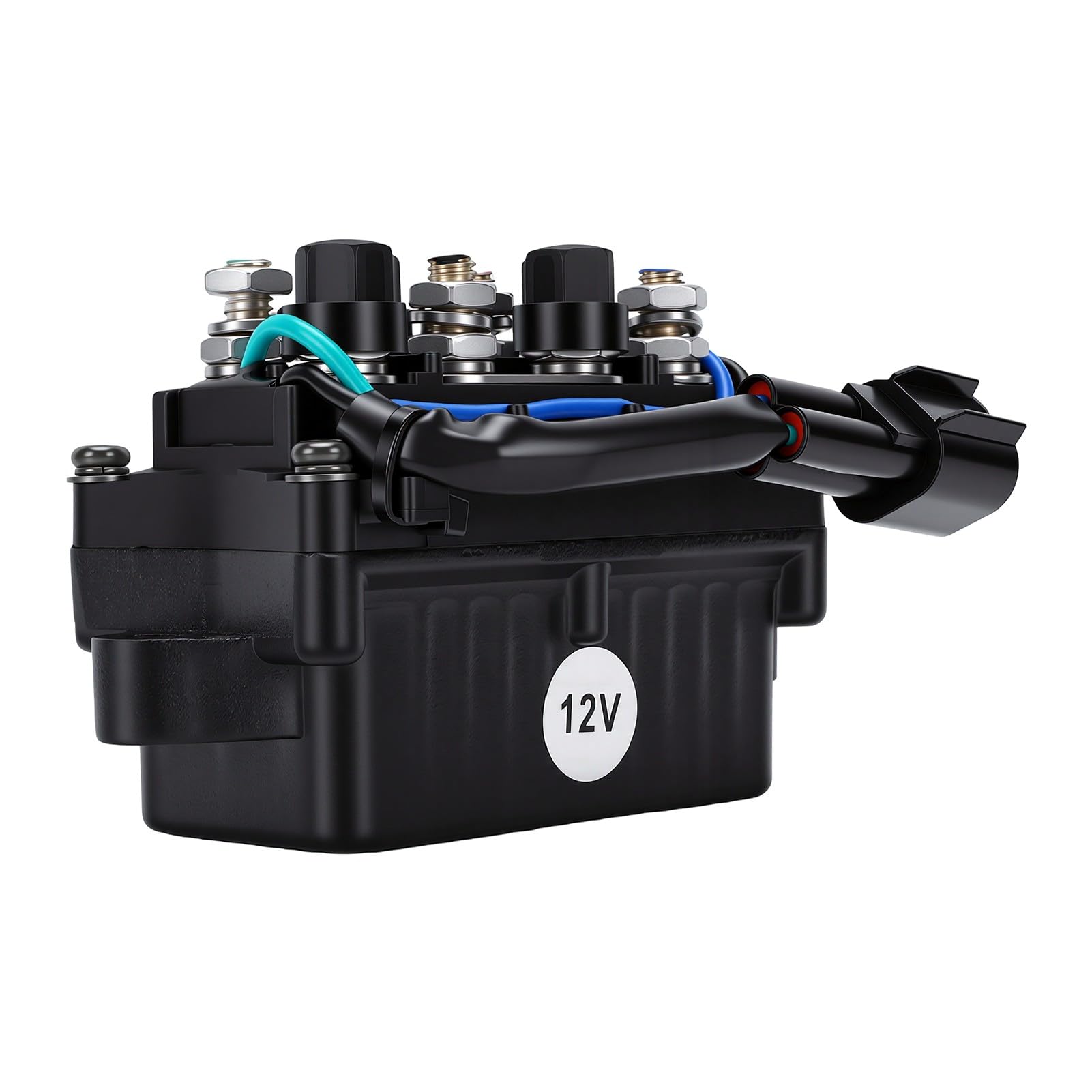 Luocute Conjunto de relé de Ajuste, Reemplazo de 3 Pines para Fuerabordas de 25 a 250 Caballos de Fuerza, 2 Tiempos, 4 Tiempos, con Cables Azul, Verde y Negro, Reemplaza a 61A-81950-01-00