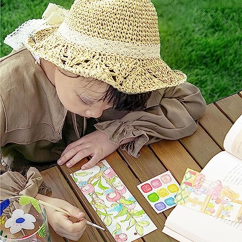 pintura em aquarela bolso | pintura sonho conto fadas - Encantar a pintura do jardim com água, lembr