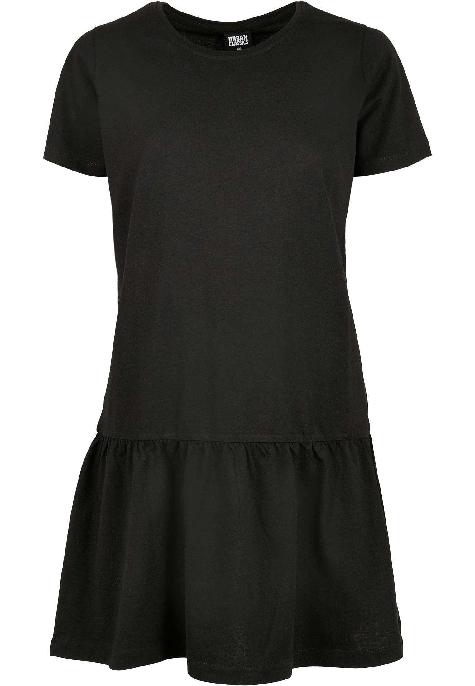 Urban Classics Vestido Casual De Verano Para Mujer, Vestido De Cintura Alta De Algodón, Mangas Cortas, Tallas XS - 5Xl