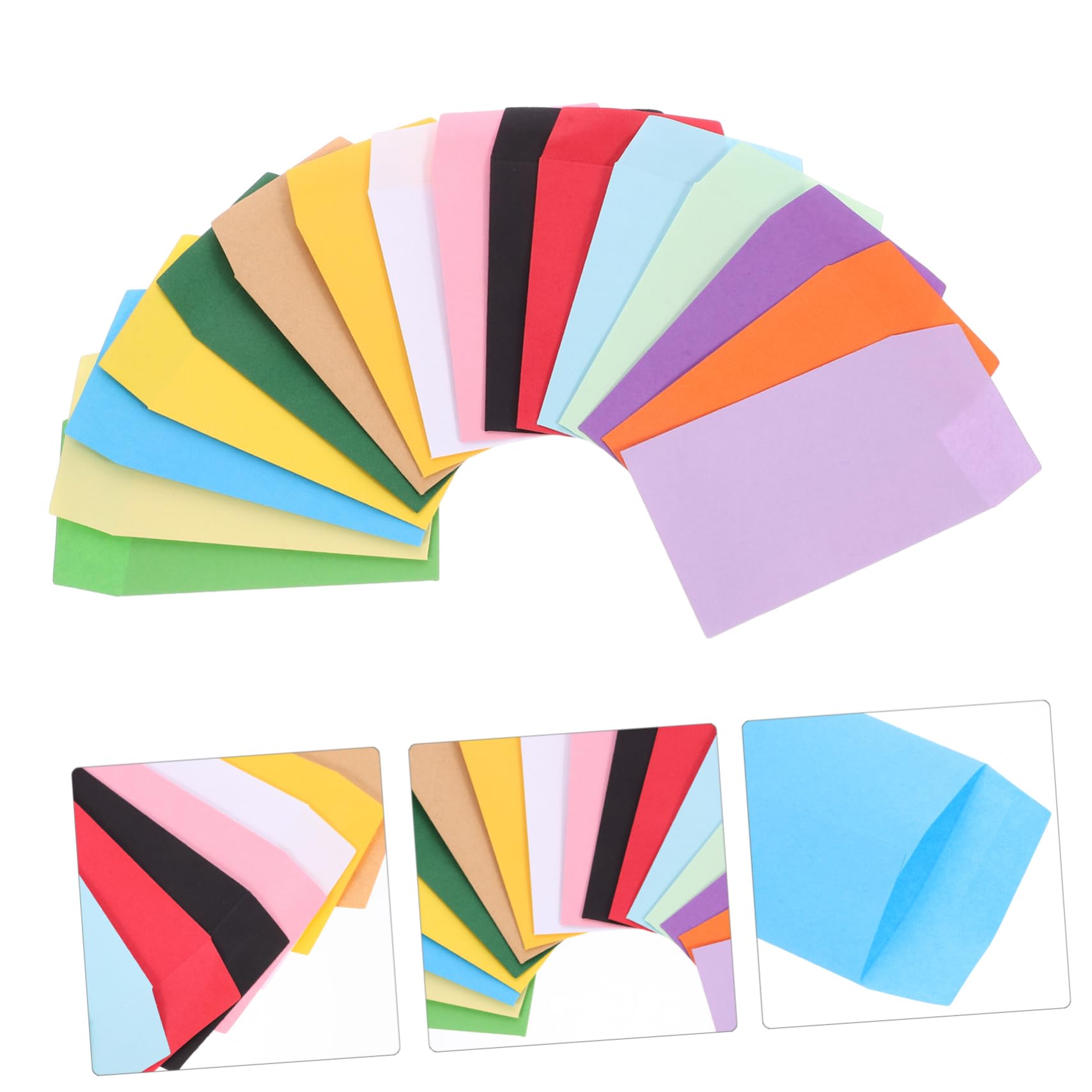 TOPBATHY 5 Series Sobre De Semillas Suministros Escolares Sobres Lista Diminuto Pequeño Paquetes De Almacenamiento Pequeñas Bolsas De Papel Sobre De Almacenamiento De Papel 160 Piezas X 5