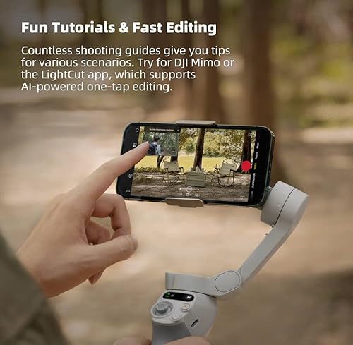 Estabilizador gimbal original Osmo Mobile SE para DJI Osmo Mobile SE - Estabilização triaxial sucção