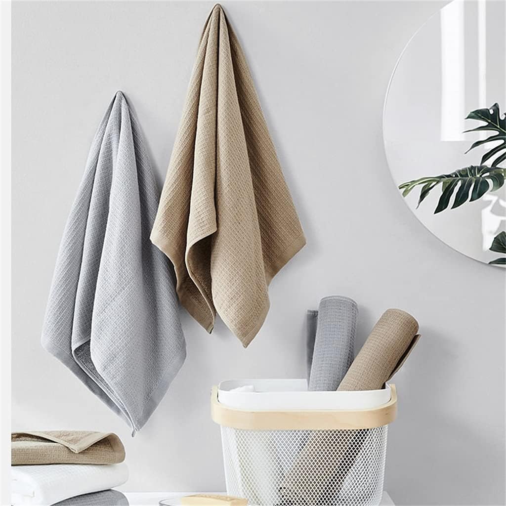 2 Mixed-Color Cotton face wash Household Double-Sided Towels for Men and Women(Black)