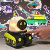 Coverzone Bluetooth Hoparlörlü Robot Araba Gece Lambası Projeksiyon | USB Şarjlı Yıldızlı Gökyüzü Projektör, Çocuk Odası Işık Efekti, Renk Değiştiren Uzay Temalı Gece Işığı | WH-E03 [Enerji Sınıfı A+]