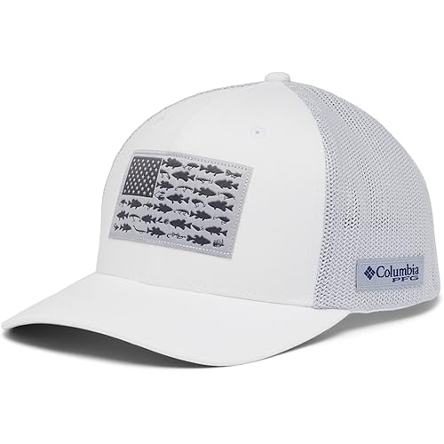 Columbia PFG Fish Flag Mesh Ball Cap-High
