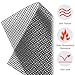 OSVINO Black Grill Mesh Mat 5 Pack Reusable Non-Stick BBQ Grill Mats 16