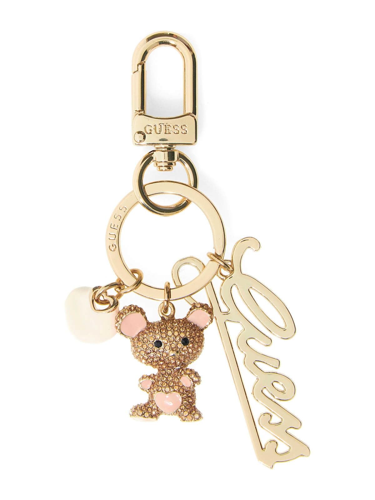 GUESS Keyring Gol Gold One Size
