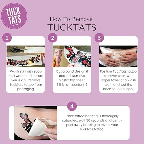 Miniatura 5 de Tatuaje temporal de mama de vid rosa (2)