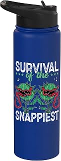 Survival of the Snappiest Carnivorous Venus Fly Stainless Steel Insulated Water Bottle