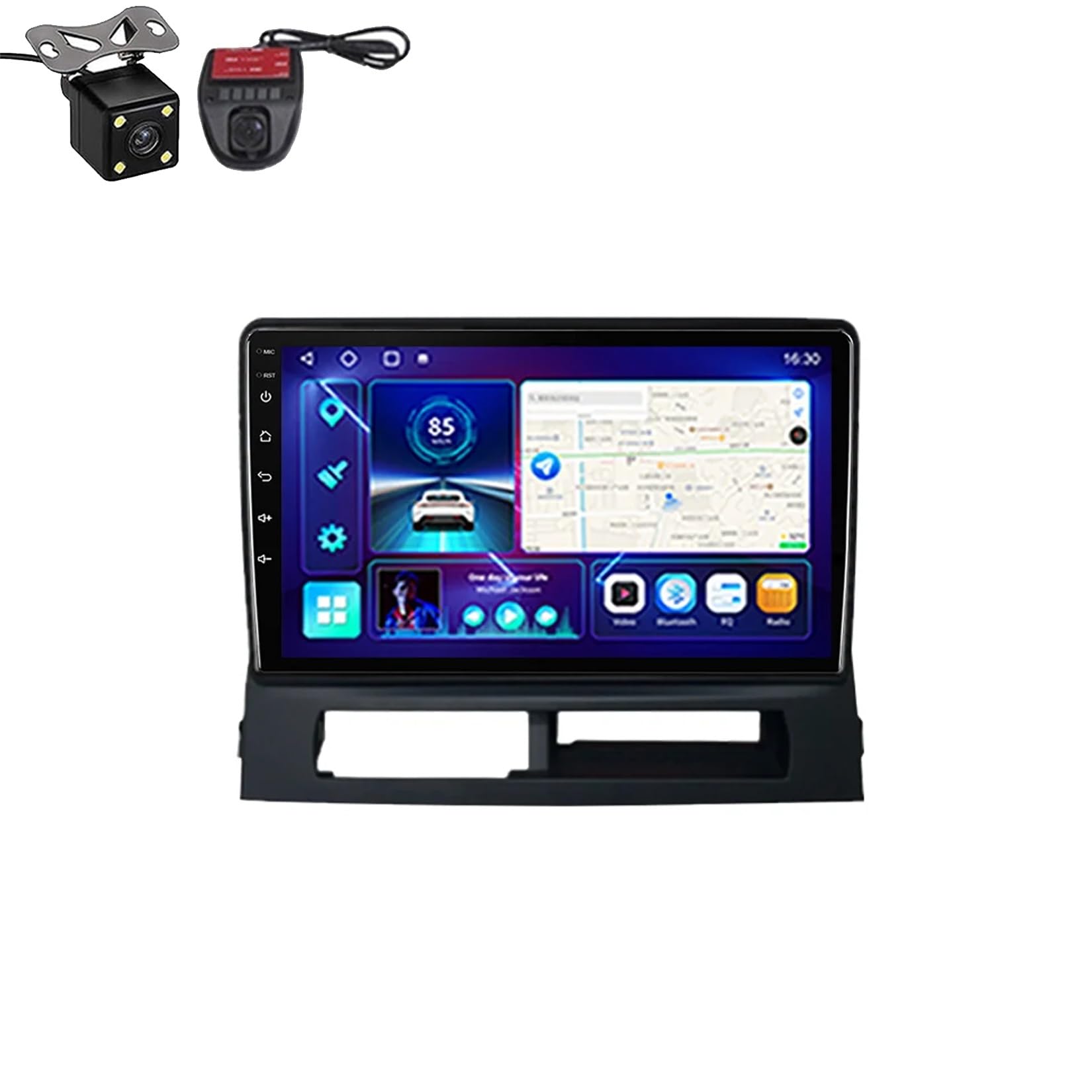 Autoradio Android 12 Toyota Land Cruiser Prado Prius 20 écran tactile navigation caméra recul