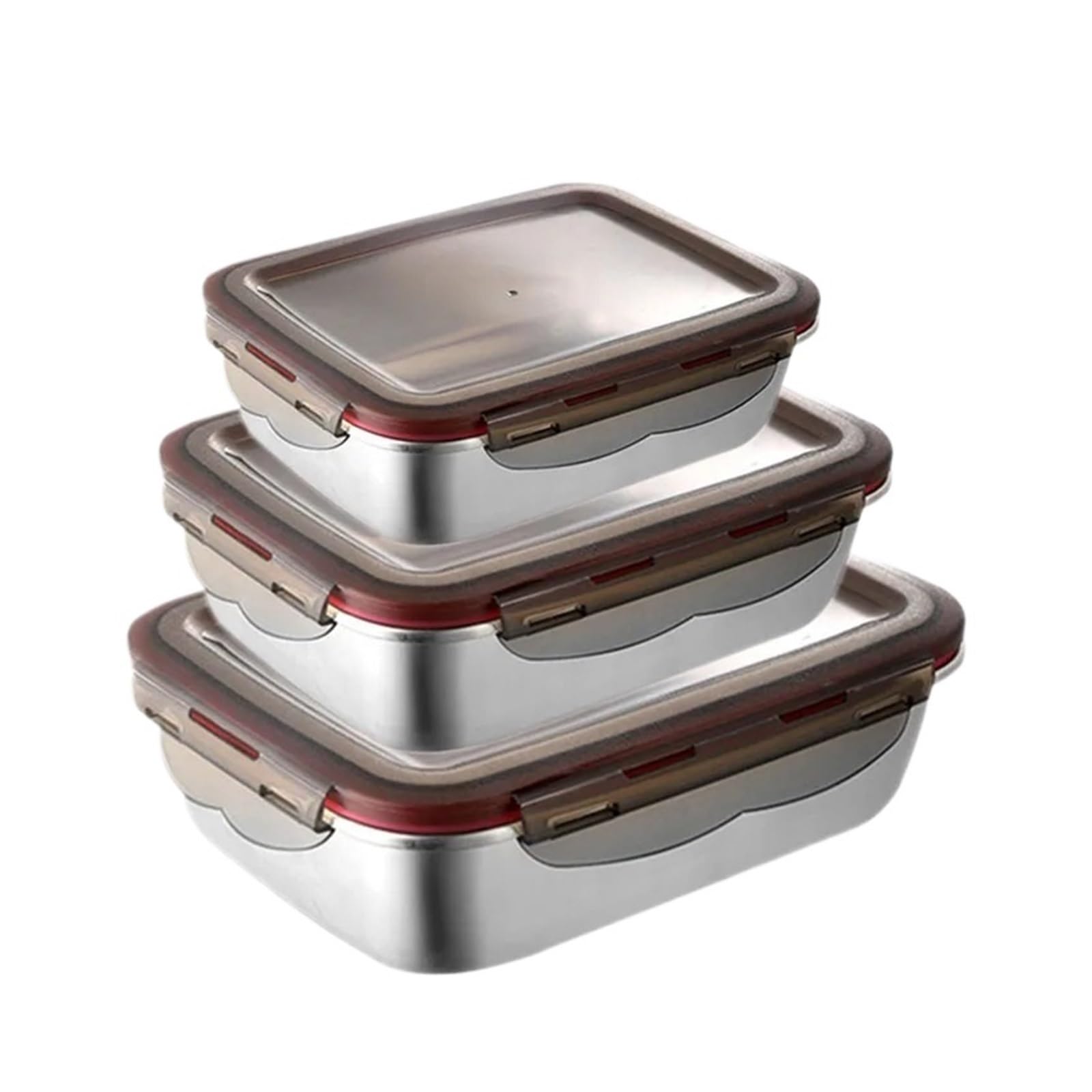 Contenitore for il pranzo al microonde, riscaldamento, bento, salsa di frutta, frigorifero, contenitore for la conservazione della freschezza(600ML 1500ML 2900ML)