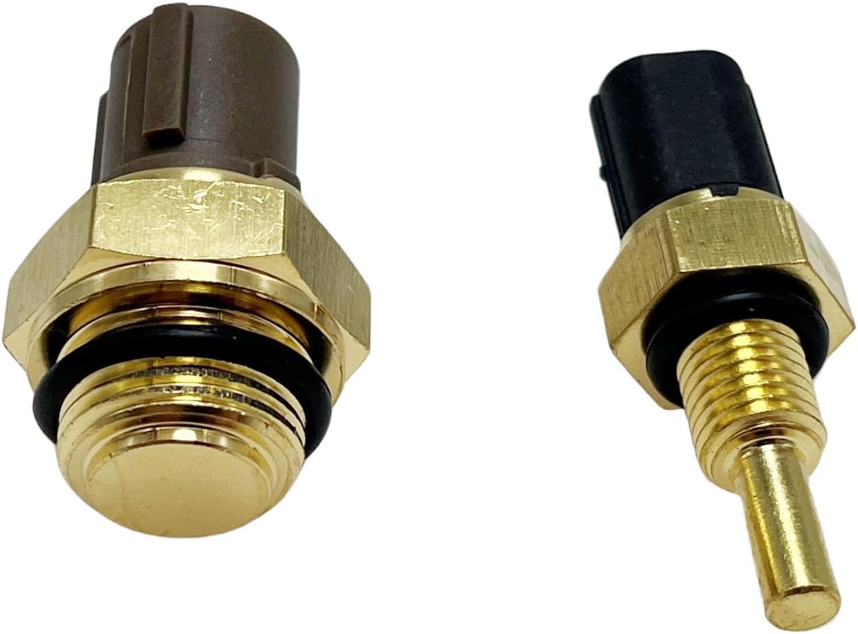 Engine Coolant Temperature Sensor Radiator Coolant Thermo Fan Switch 37870-PLC-004 and 37760-P00-003 Compatible with Integra RSX Accord Civic CR-V S2000