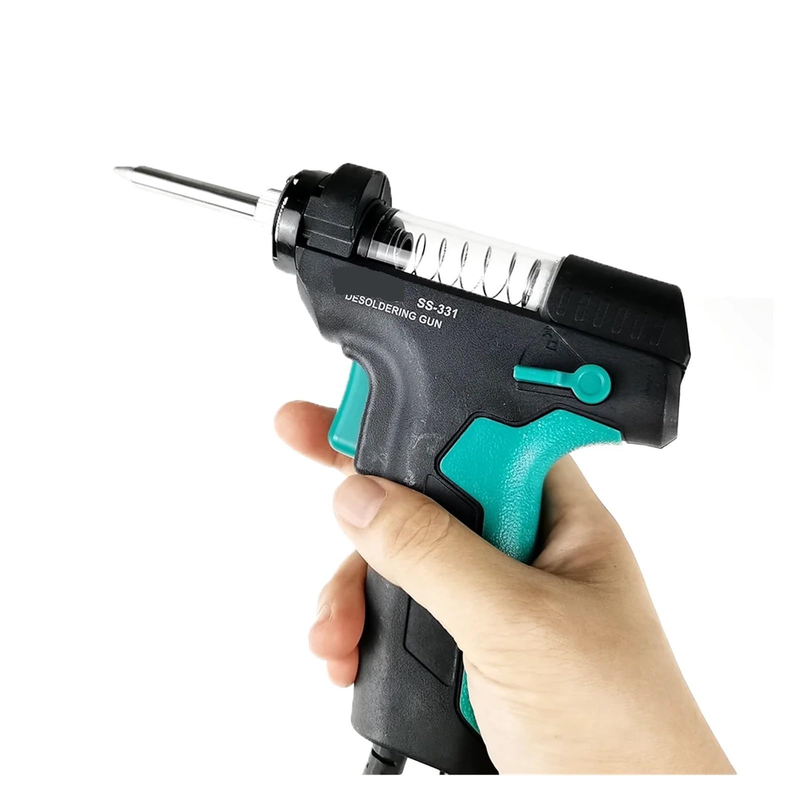 Soldering Station, Electric Solder Suction Gun SS-331 SS-331H ESD LCD Digital BGA Tin Pump Suction Absorb Soldering Iron Hot Desoldering Station(Desoldering gun)