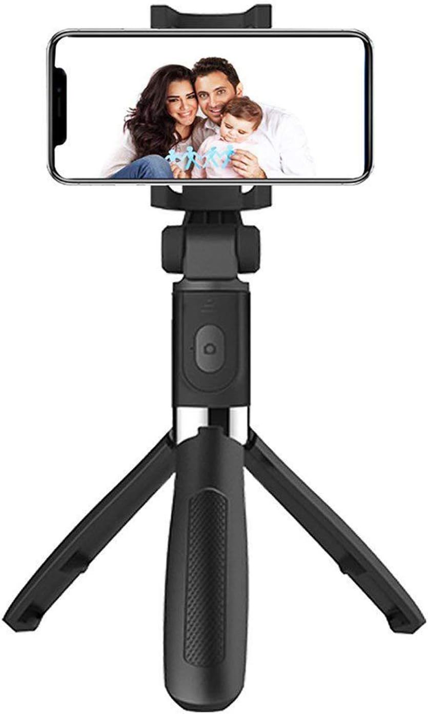 US1984 Bluetooth Selfie Stick with Tripod | 3 in 1 Bluetooth Extendable Selfie Stick for All Smartphones | Detachable Wireless Bluetooth Remote | Tripod Stand Selfie Stick for All Mobile (Black)