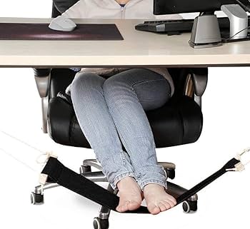 足置き ハンモック フットレスト デスク 足休め 足ハンモック ブラック 61A2hvitNFL._UF350,350_QL80_.jpg