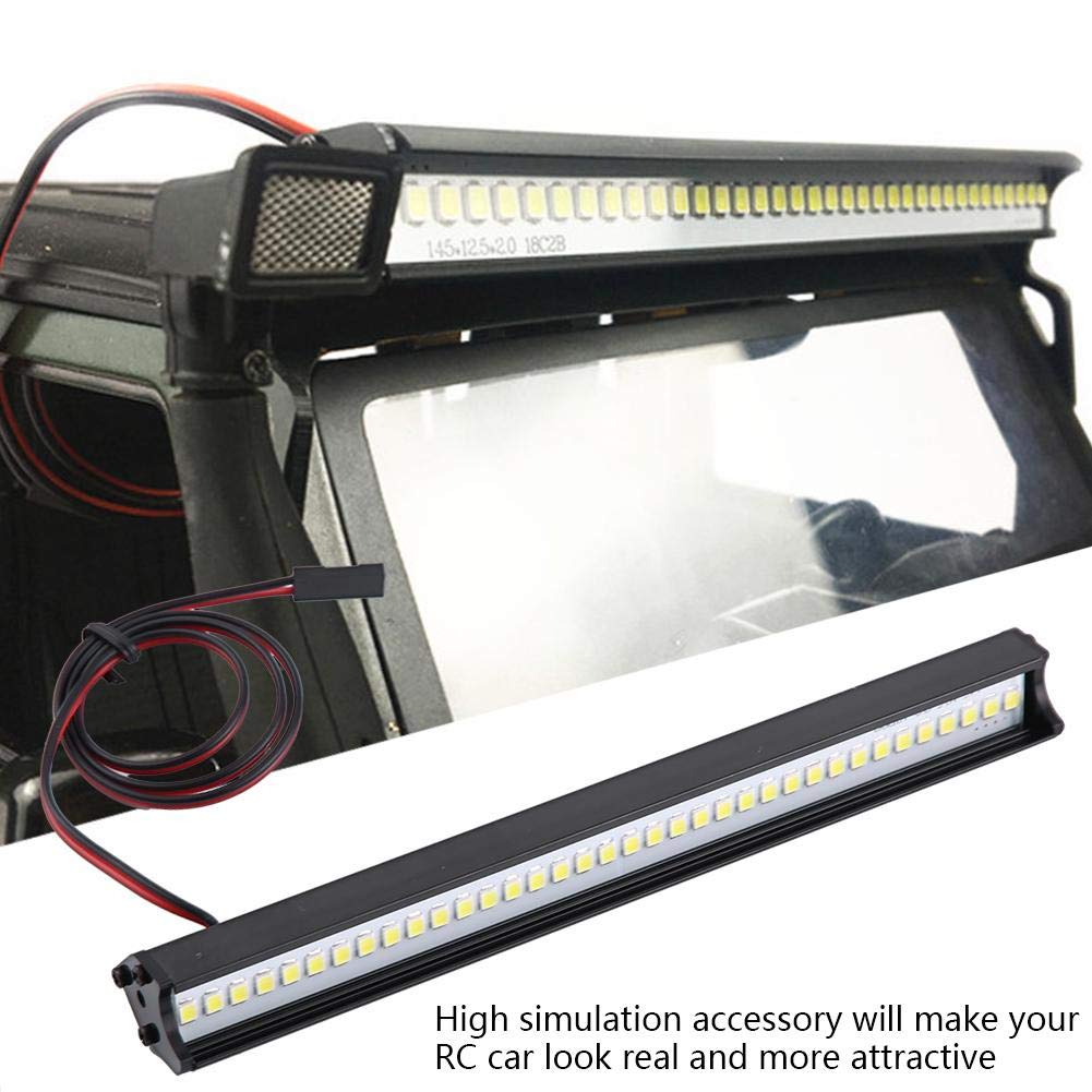 Barra de Luz LED para Vehículos RC, Compacta, Duradera y Potente, para Modelos como SCX10, 90046, D90, Hogar y Uso Profesional
