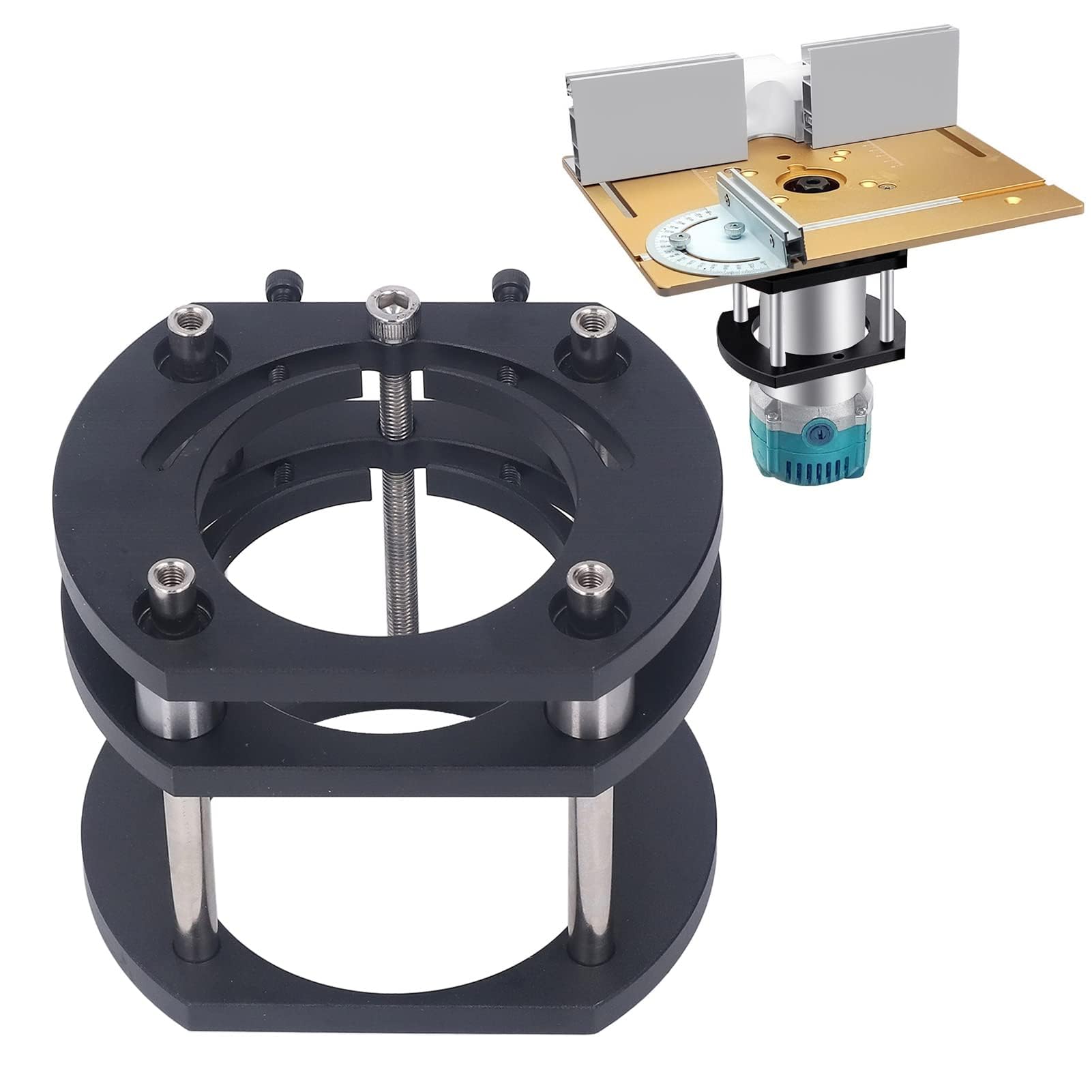 Sollevatore per Fresatrice, Sollevatore per Fresatrice Tavolo per Fresatrice per Fresatrice con Bloccaggio a 4 Griffe Sollevatore per Fresatrice Fresatrice Base di Sollevamento