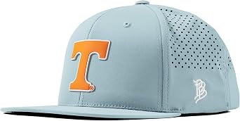 Branded Bills Officially Licensed NCAA x Flat Performance Hat for Men | Baseball Cap
