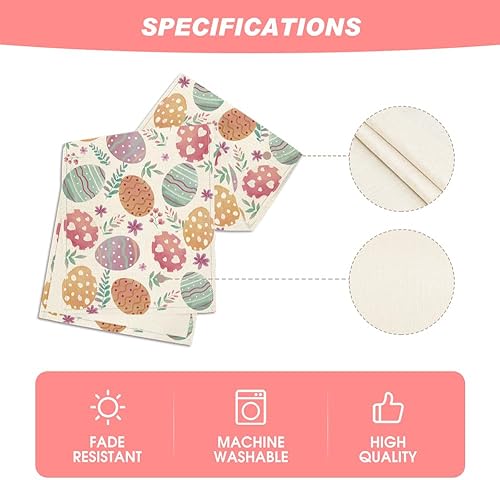 Miniatura 5 de Artoid Mode Camino de mesa de huevos de Pascua de acuarela decoración de mesa de comedor de primavera para decoración de fiesta en el hogar 13 x 72