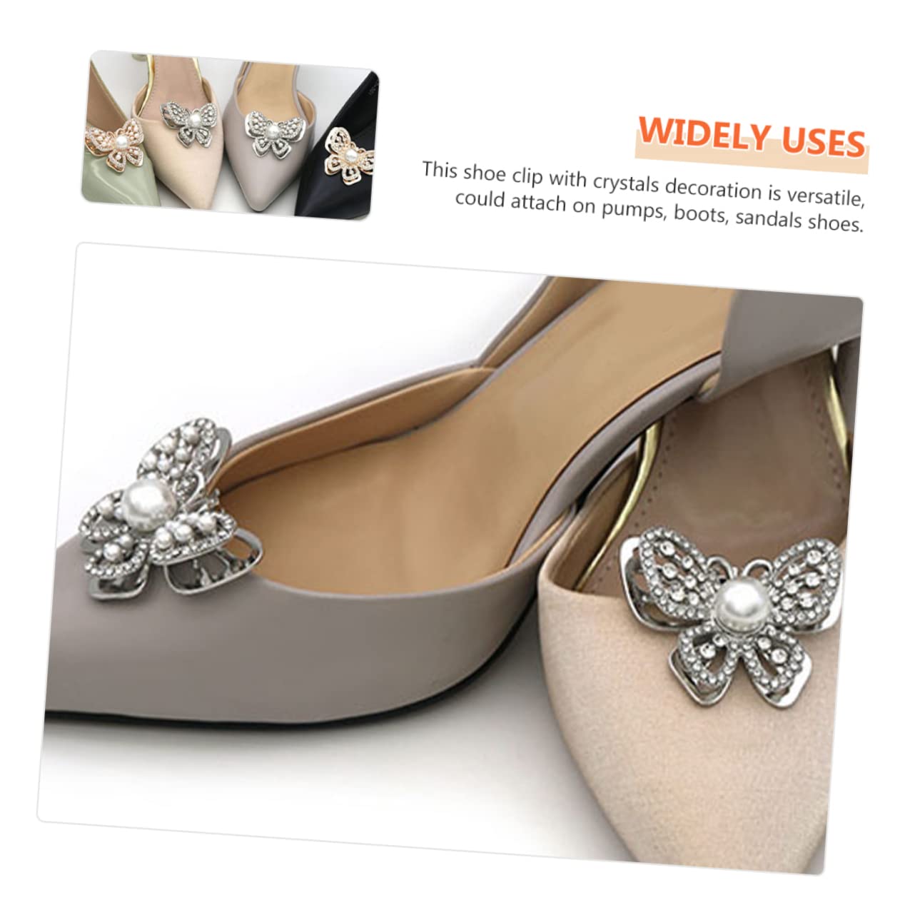 fibbia di strass hair charms hair jewelry scarpe sposa Nozze clip per cardigan gioielli per scarpe con strass da sposa gioielli con fermagli per scarpe da sposa lega Silver