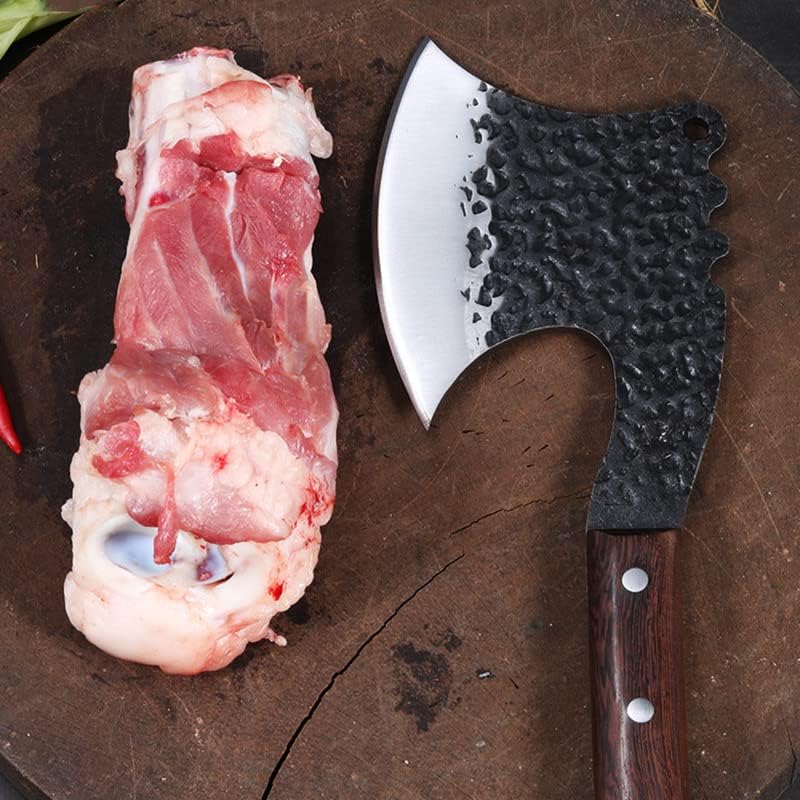 Meat Cleaver Knife, Forged Bone Chopping Axe Bone Chopping Knife Bone Cleaver Bone Chopping Pork Beef And Mutton Ax Cut Chopped Ribs Frozen Meat