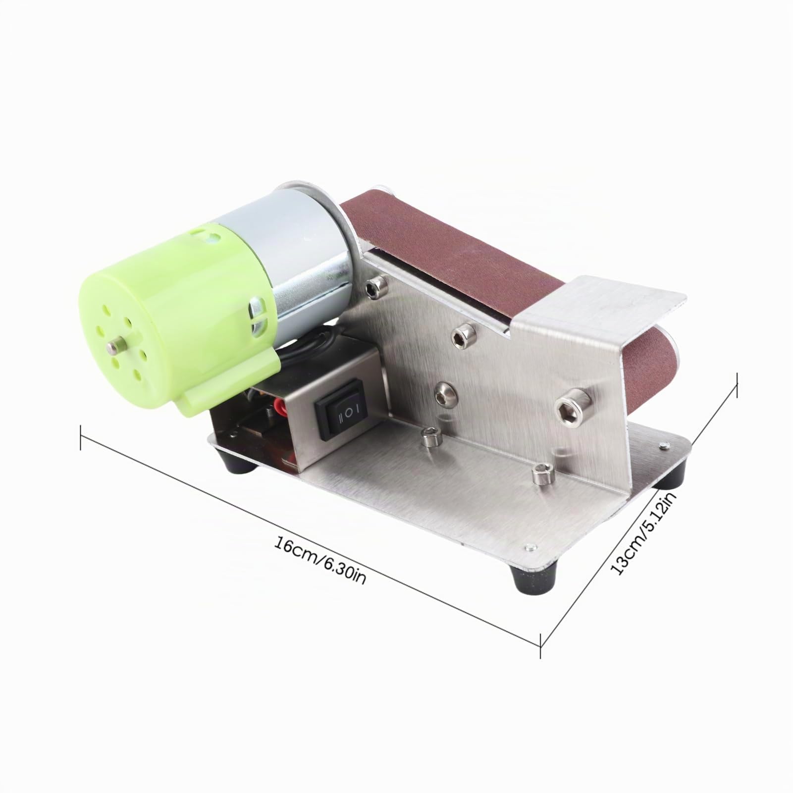 Afilador de Cuchillos de Angulo Fijo de 15 Grados, Pulidora Ajustable de 7 Etapas, Pulidora de 100 W con 10 Bandas de Lijado