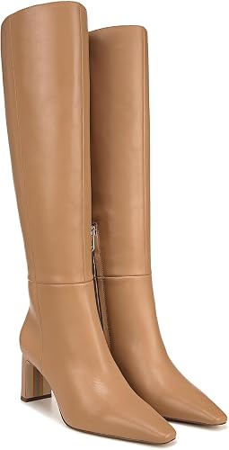 Sam Edelman Women's Sylvia Knee High Boot, Luxe Tan Wide Calf, 11