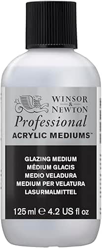 Winsor & Newton Professional Acrylic Medium, Glazing Medium, 125ml (4.2-oz)