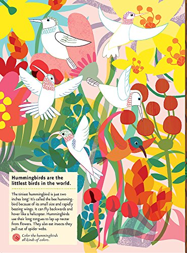 Birds Of The World: My Nature Sticker Activity Book (Science Activity And Learning Book For Kids, Coloring, Stickers And Quiz) #TOP4