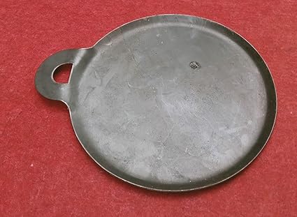 Iron Dosa Tawa Cast kallu 10.5 inch Round Bend Type