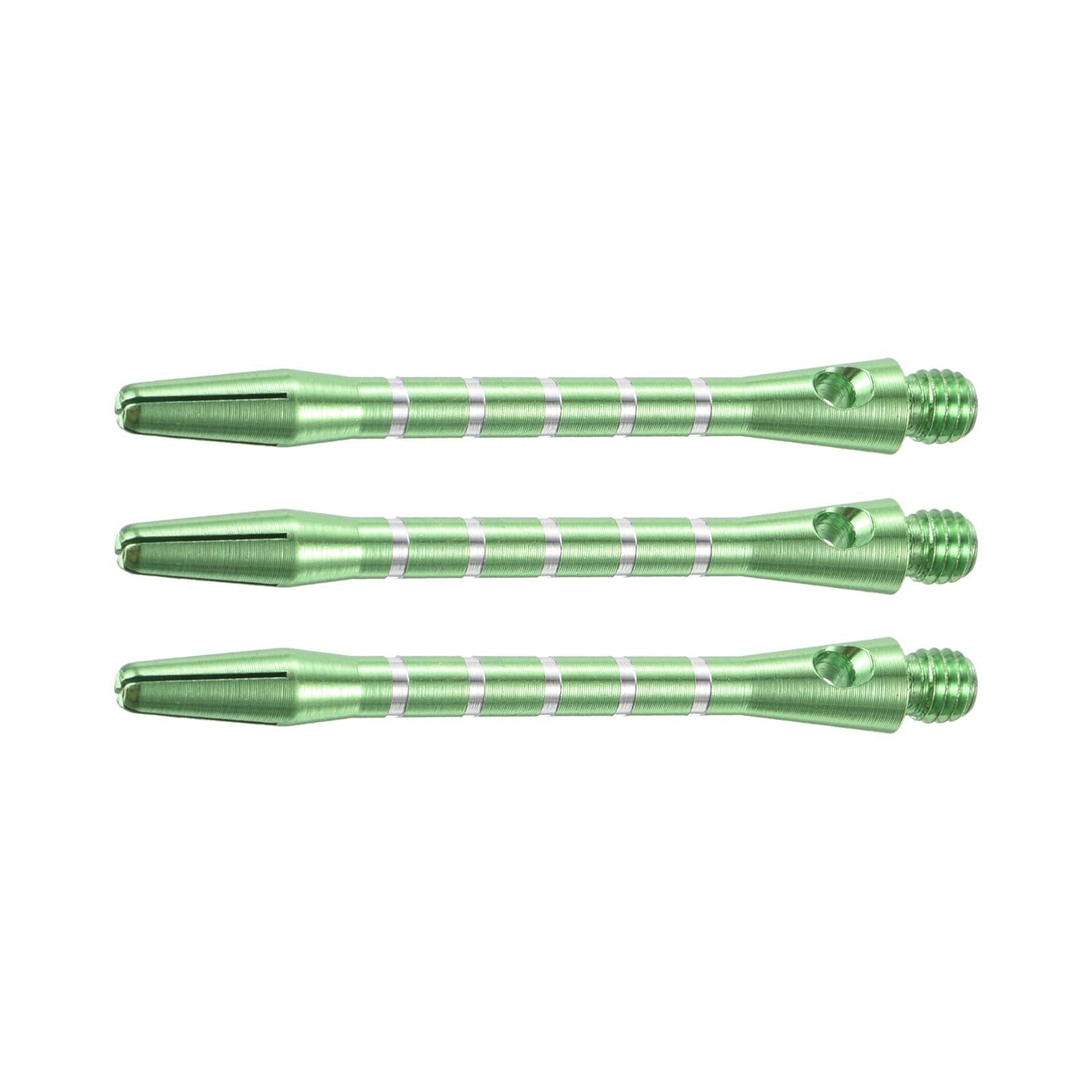 M METERXITY 3 Pack Darts Shafts - Aluminum Darts Stems Medium 2BA Thread, Apply to Darts Games/Darts Sports/Entertainmence/Party (Green)