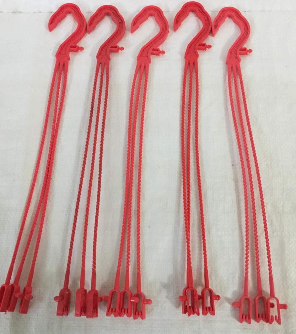CAPPL Plastic Hanger for Planters, 30 cm Long (Red, Pack of 12) (B081M2VNRP) Amazon Price History, Amazon Price Tracker