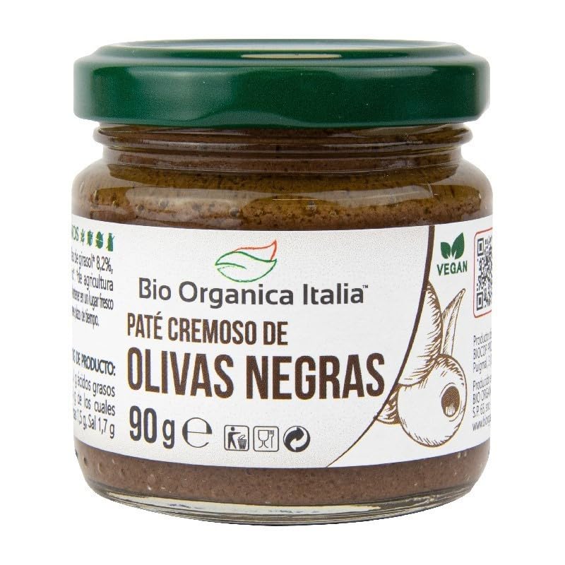 Paté de Olivas Negras Bio Organica Italia 90G