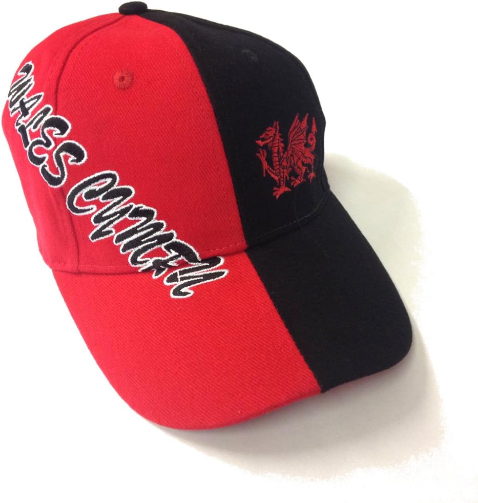 Wales Cymru Black n Red Baseball Cap [mnv]