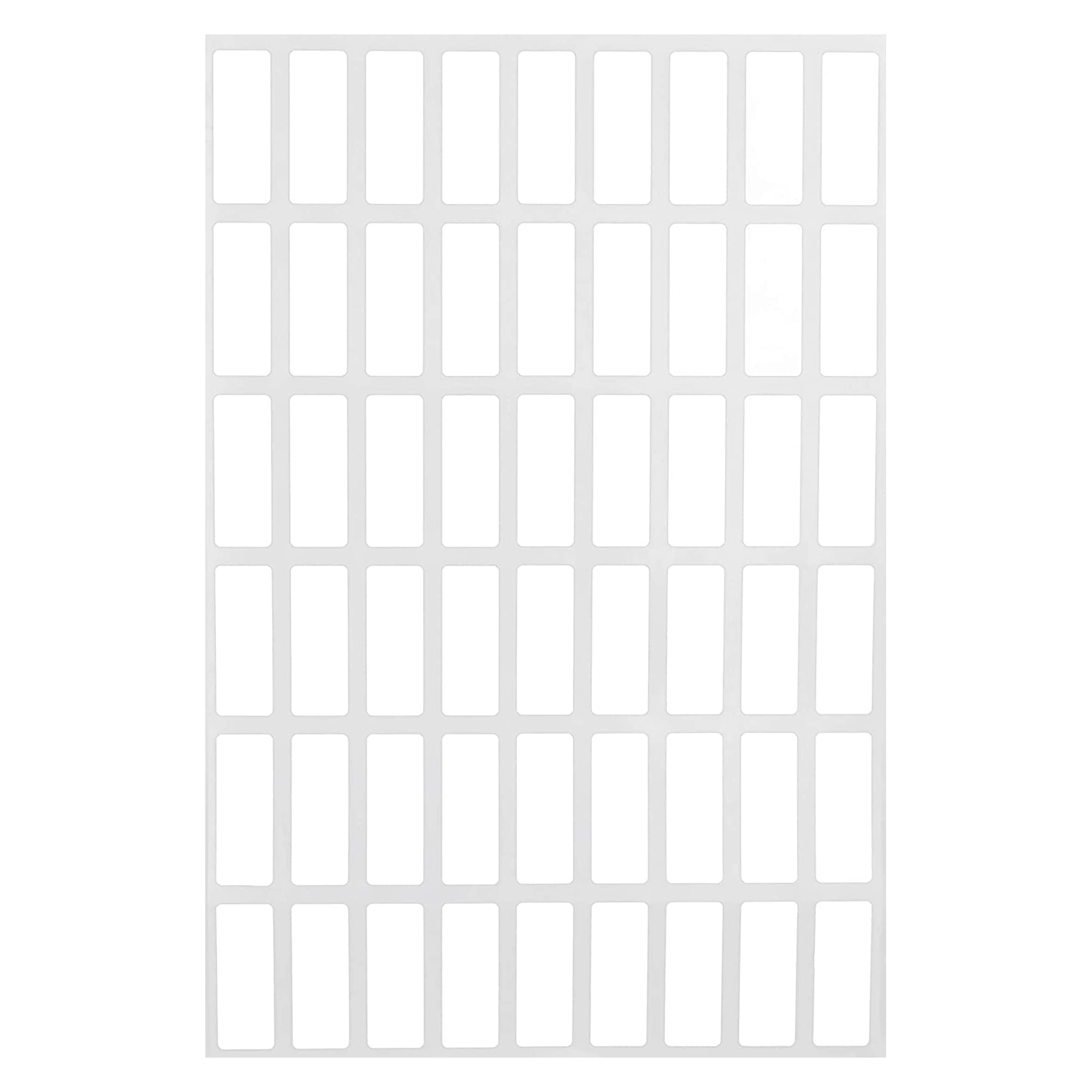 Qr Code Stickers 1 Inch Square White Labels – 500 Count, Semi-Gloss ...