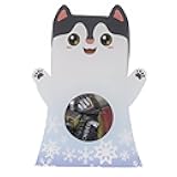 IN SELECT 10 Count Husky Dog Gift Treat Bag Boxes with Window For Packing Snack Cookies Candy Goodies Party Favors Weddings Christmas Halloween Easter Treats Birthday Party Dog party Paper Loot Bags